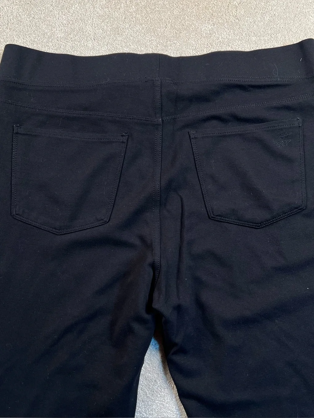 Seven7 Pull On Jeggings Black‎ Tapered Leg Women's XL 5 Pocket Style
